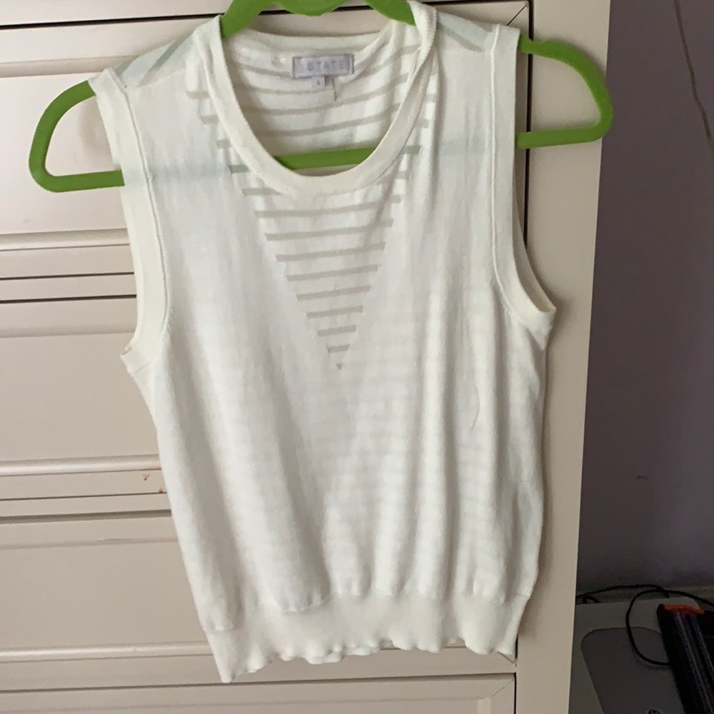 One state sweater sleeveless size small
